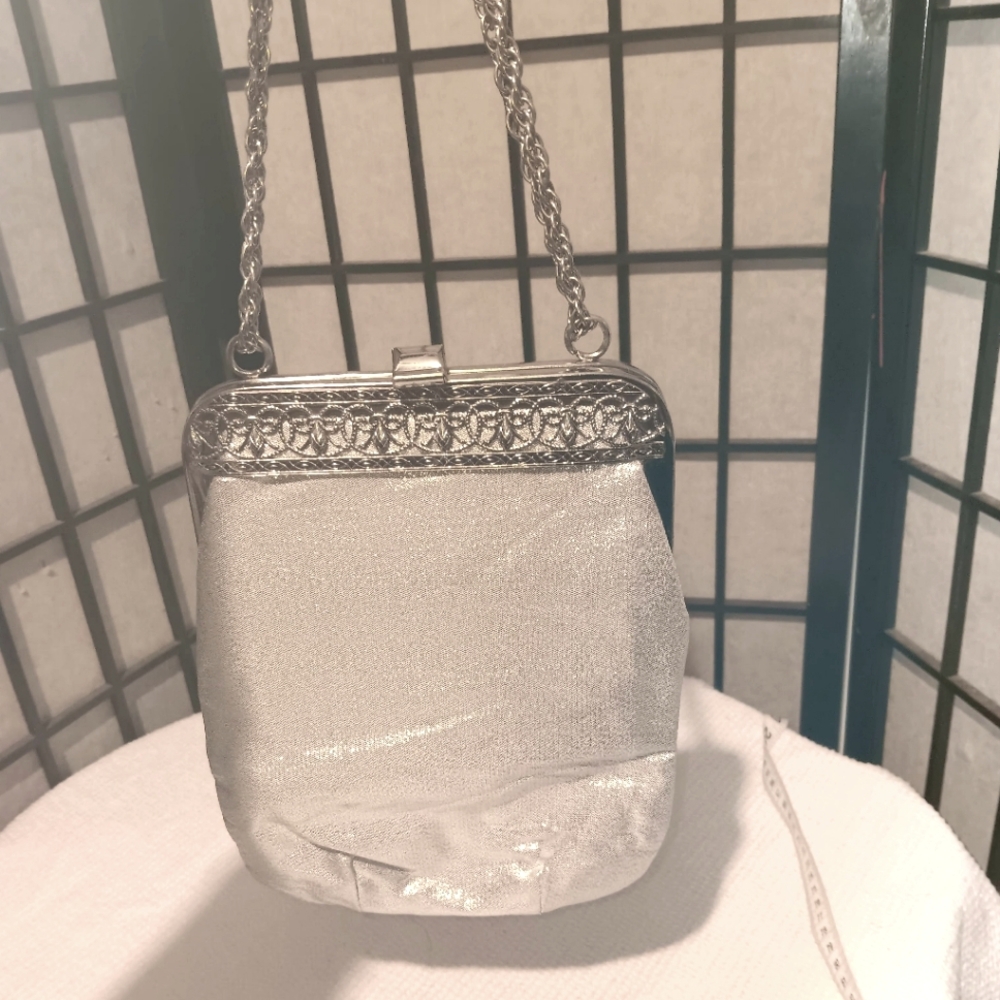 Silver Chain Strap Women's Bag